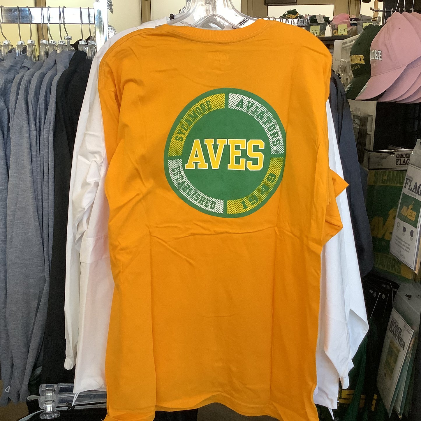 Tee - Short Sleeve - gold - logo on back