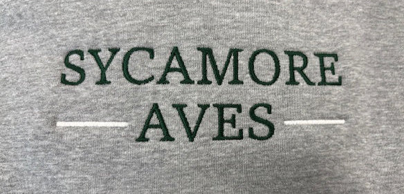 Adult - Hoodie - Banded Sleeves - Embroidered