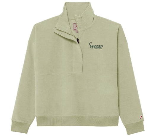Ladies - Corduroy - Crew & 1/2 Zip