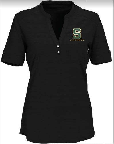 Polo - LADIES Strata Textured Henley