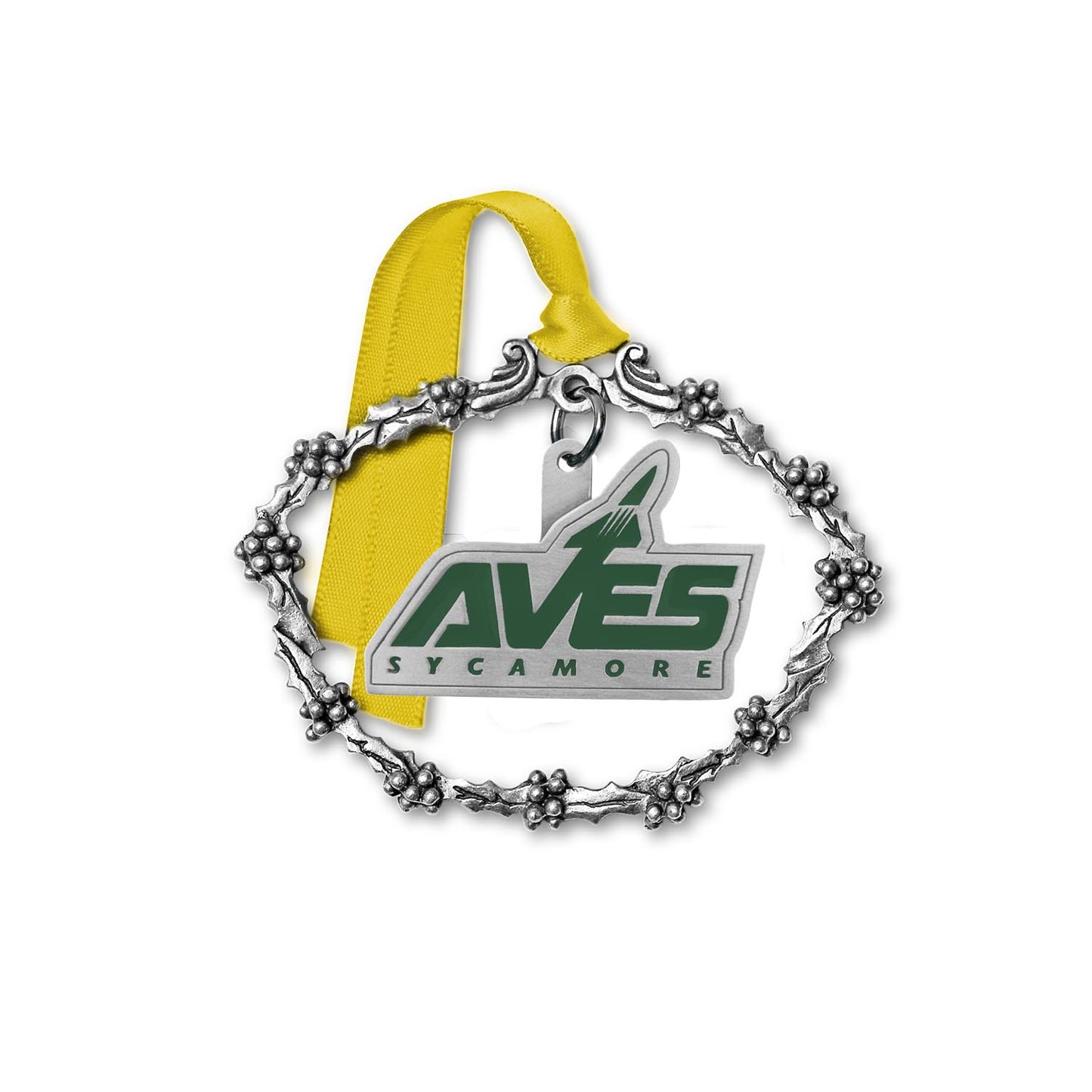 Ornament - Aves Logo Pewter Ornament with Gift Box