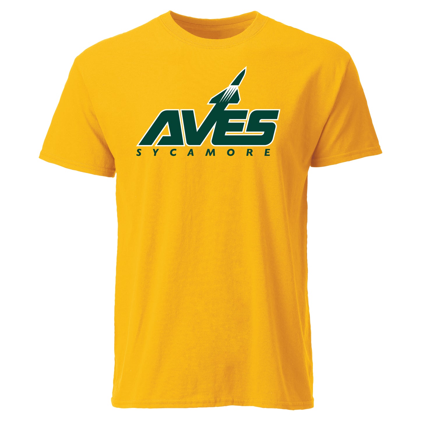 Tee - Short Sleeve - AVES Logo Tee in Gold