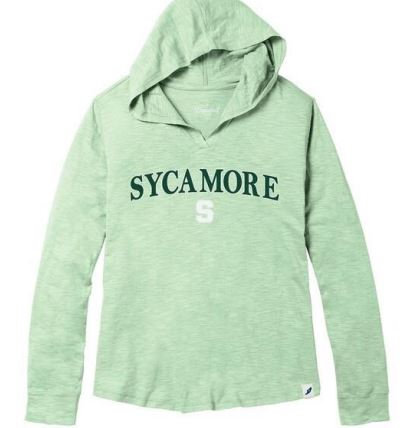 Tee - Hooded Tee - LADIES - Long Sleeve - Slub-Knit in Spearmint