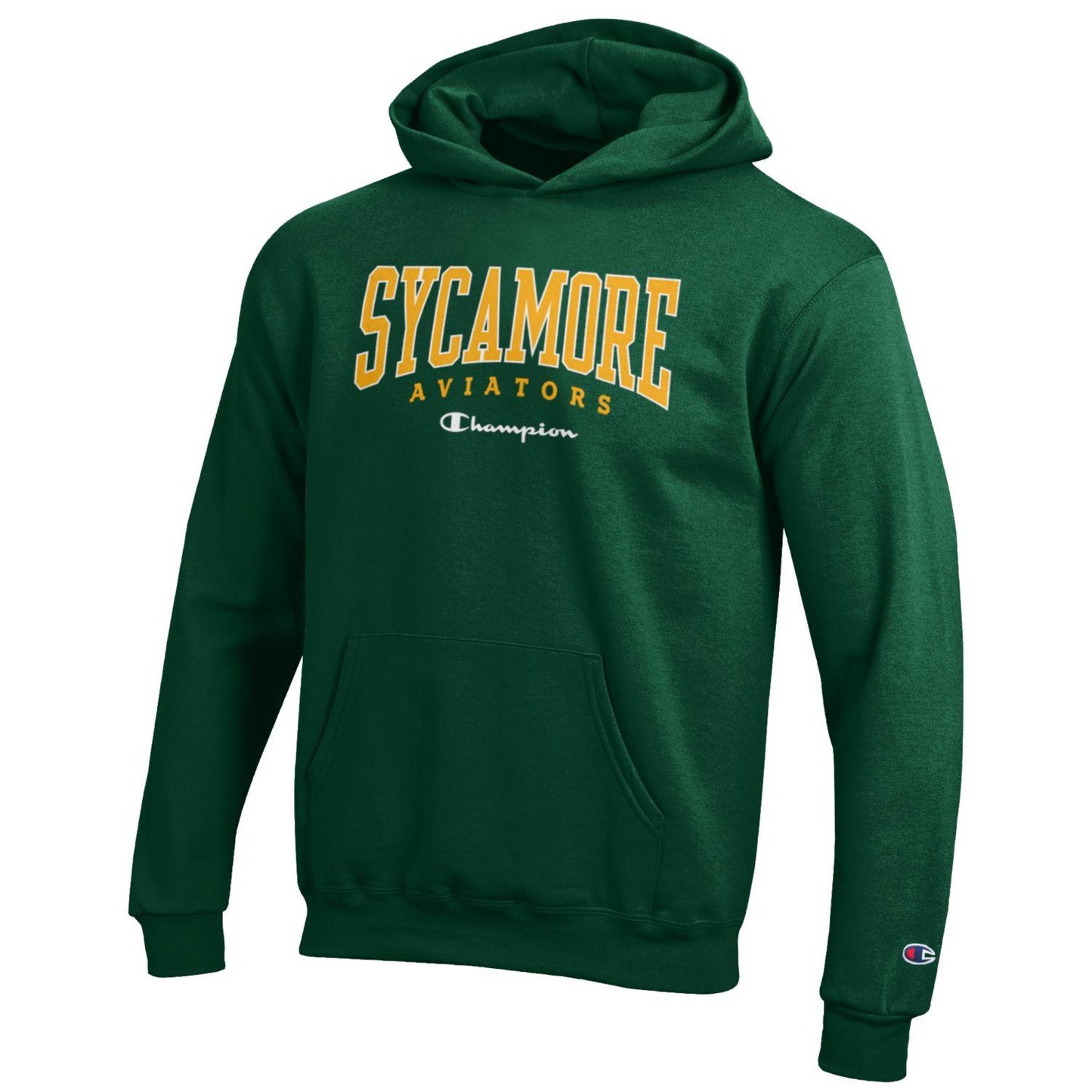 Hoodie - YOUTH - Champion Hoodie in Forest Green
