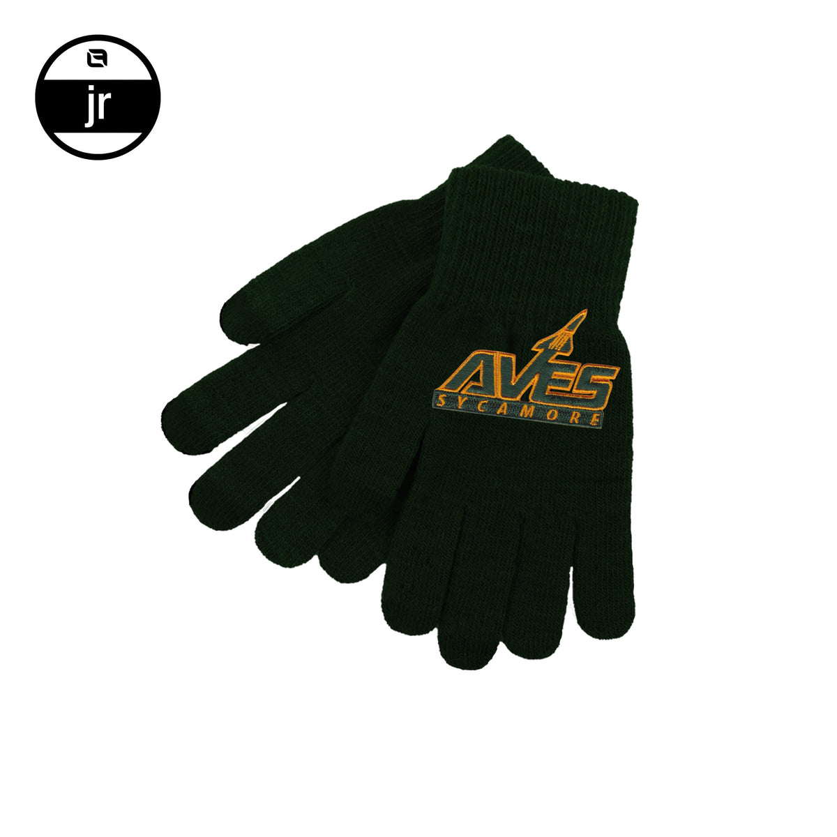 Youth - Glove - Green & Black