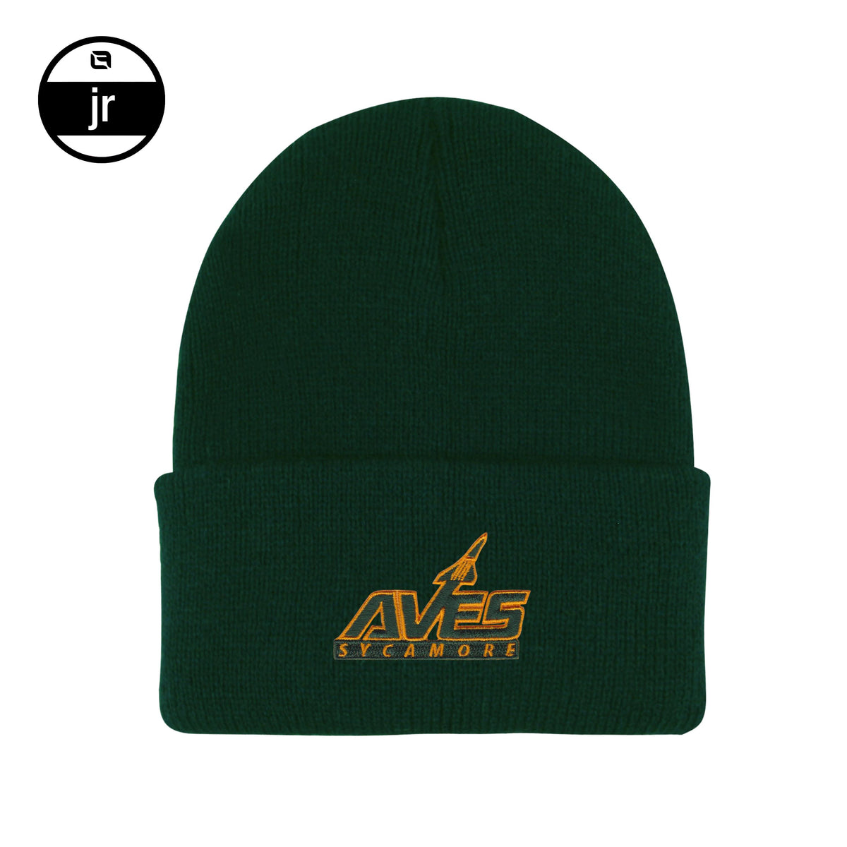 Youth - Cuff Hat - Black & Green