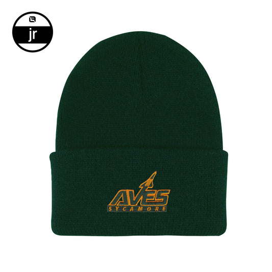Youth - Cuff Hat - Black & Green