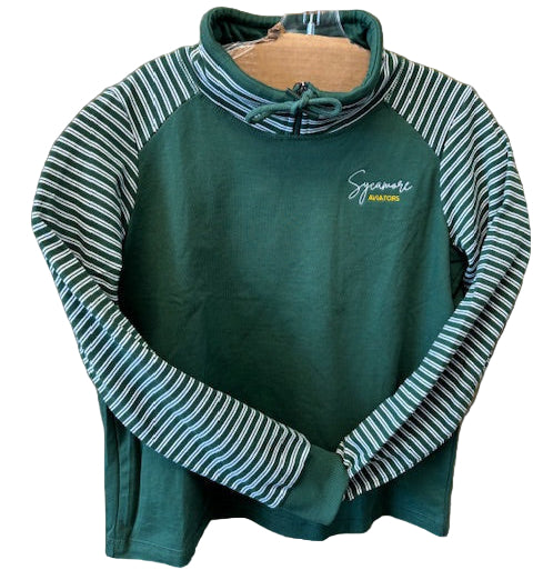 Ladies- Rollneck Zip Pullover