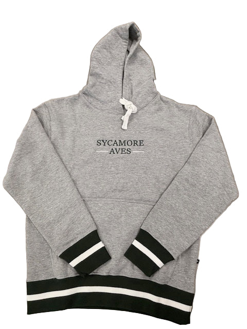 Adult - Hoodie - Banded Sleeves - Embroidered