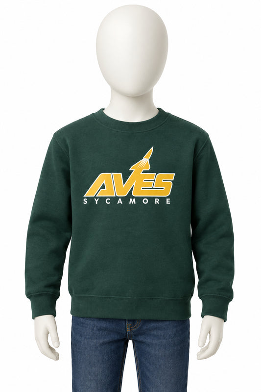 Youth - Crewneck - AVES - Forest Green