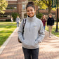 Ladies - 1/4 Zip - Grey Embroidered