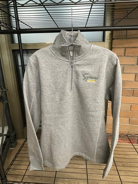 Ladies - 1/4 zip - Grey