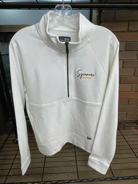 Ladies - 1/4 Zip - New Era - White