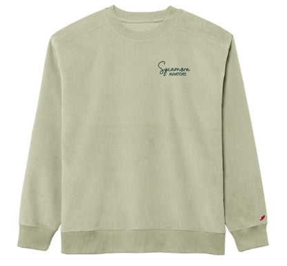 Ladies - Corduroy - Crew & 1/2 Zip