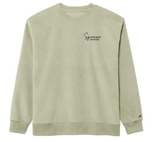 Ladies - Corduroy - Crew & 1/2 Zip