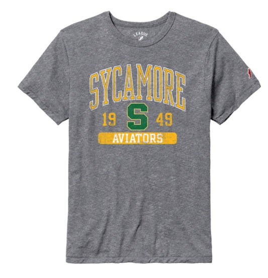 Adult - Tee - Heather Green and Grey 1949