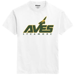 Adult Tee - Aves Logo - White