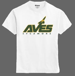 Adult Tee - Aves Logo - White