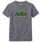 Youth -Tee - Green Heather & Grey