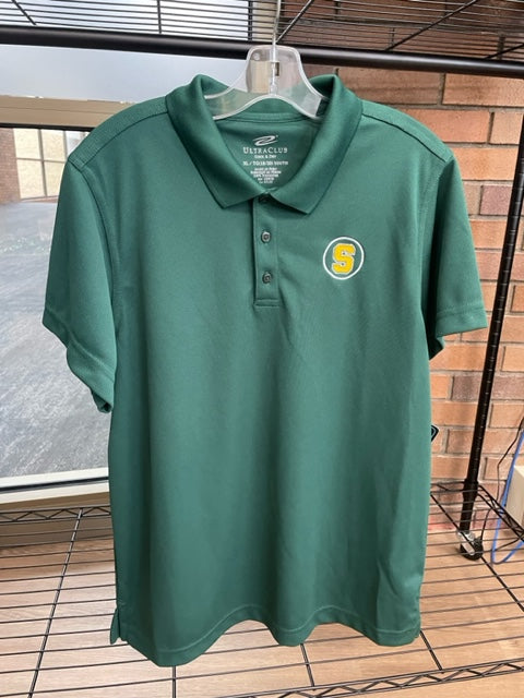 Youth - Polo - Green & Yellow