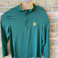 Men's 1/4 Zip Greeen/Gold