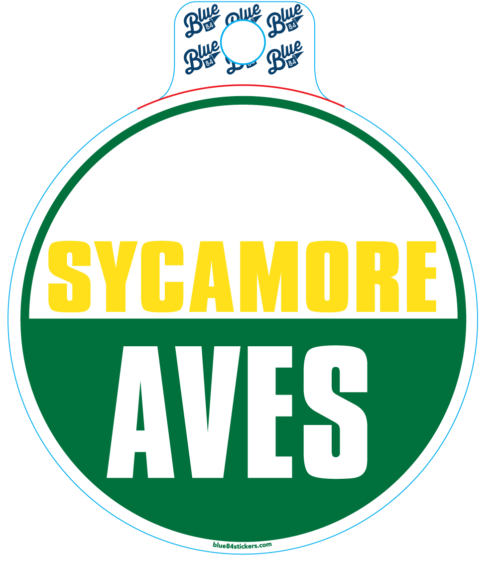 Sticker - Sycamore Aves Round