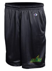 Shorts - Champion in Black - with Aves Logo