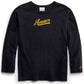 Tee - Long Sleeve - Ladies Oversized Long Sleeve Tee with logo in Gold or Green