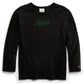 Tee - Long Sleeve - Ladies Oversized Long Sleeve Tee with logo in Gold or Green